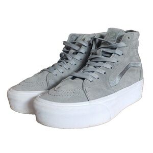 Vans SK8 HI Tapered stackform Size 6.5 Women’s / 5 Men’s Grey Suede